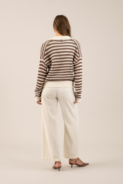 High Waist Pleated Dress Pants