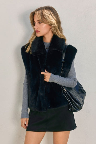 Whisper Faux Fur Vest