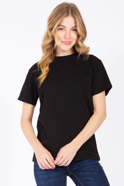 Round Neck Short Sleeve T-Shirt