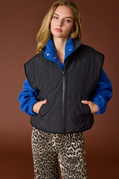 Lucy Oversized Quilted Vest