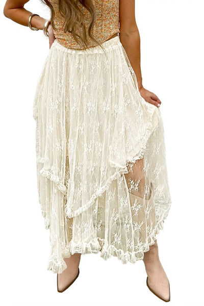 Lace Maxi Skirt