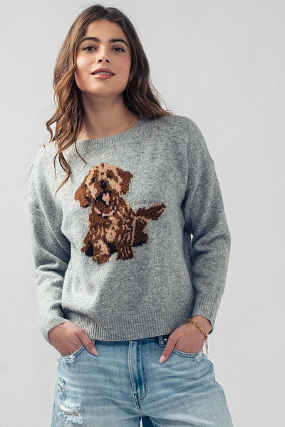 Graphic Crewneck Sweater