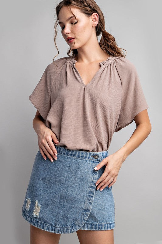 シャツ IONSEOUL Dekki cropped tweed half shirt JE259 uCMb5u41XKPm.jpg?width=768