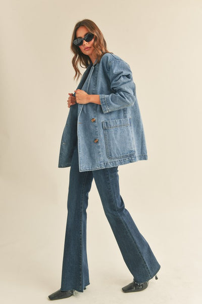 Denim Oversize Blazer