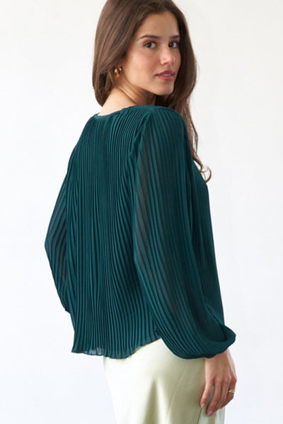 Lightweight Pleated Blouse