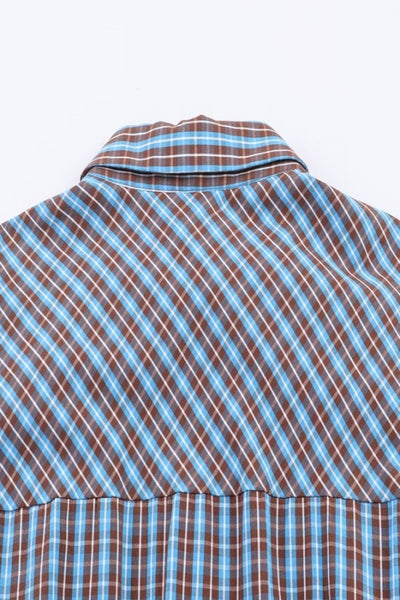 Plaid Belted Mini Dress