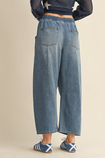 Drawstring Barrel Pants