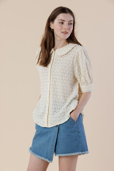 Peter Pan Collar Blouse