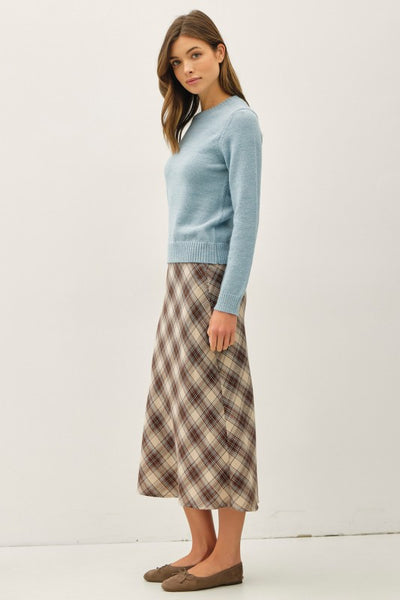 Wool Blended Cropped Sweater