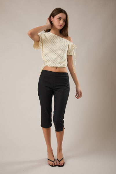 Low Waist Capri Pants
