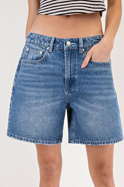 Relaxed Denim Shorts