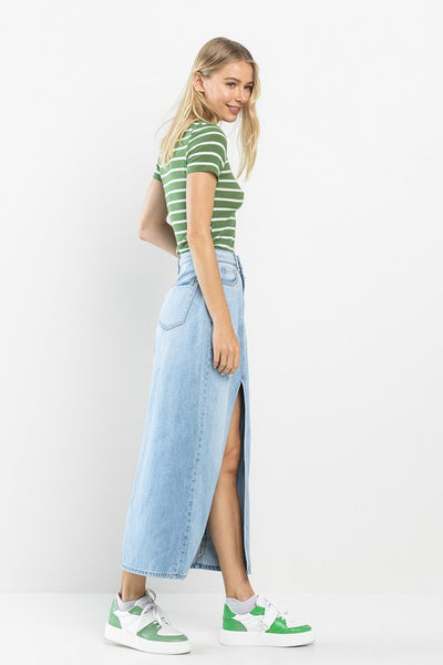 Maxi Skirt with Front Slit