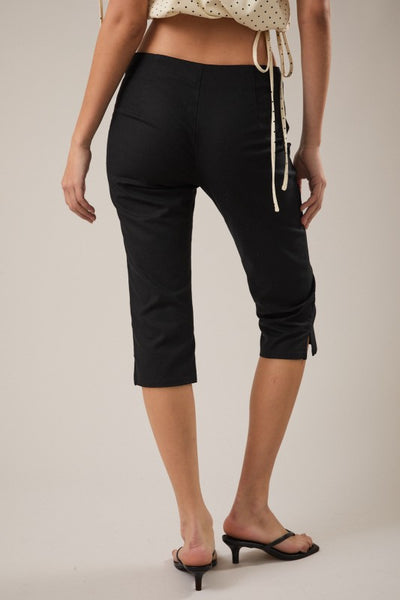 Low Waist Capri Pants