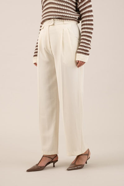 High Waist Pleated Dress Pants
