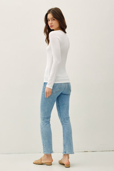 Modal U Neck Longsleeve