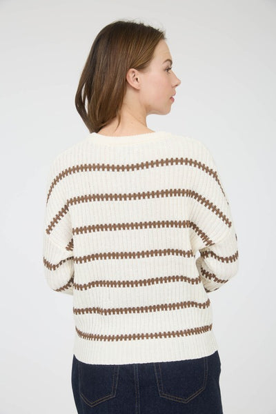 Stripe Crewneck Sweater