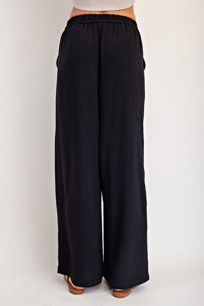 Belted Straight Leg Pants
