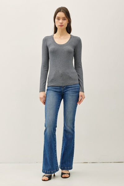 Modal U Neck Longsleeve