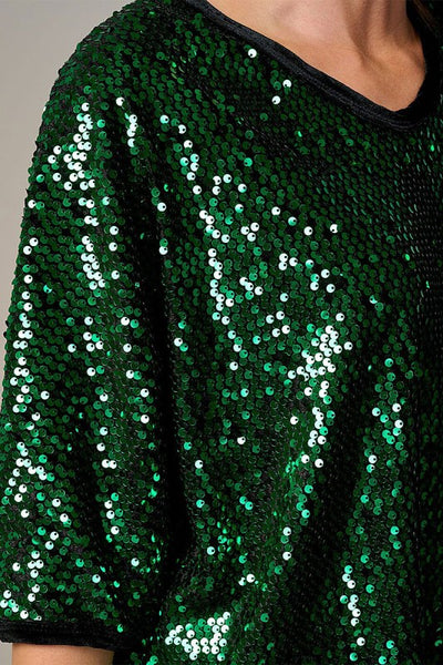 Sequin Loose Fit Blouse