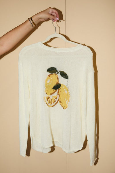 Lemon Graphic Sweater