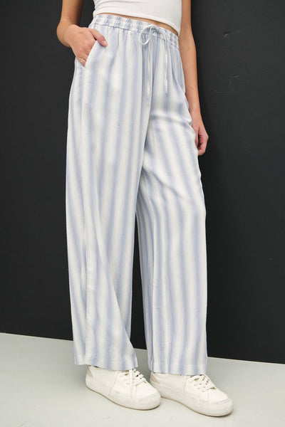 Striped Linen Pants