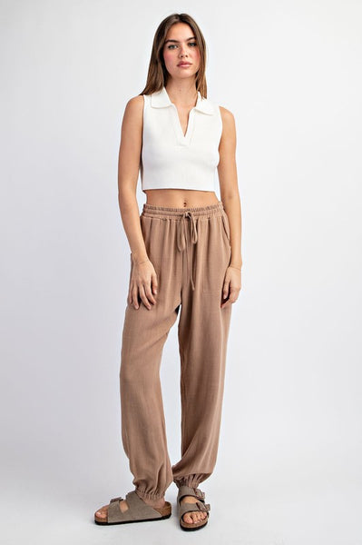 Linen Jogger Pant