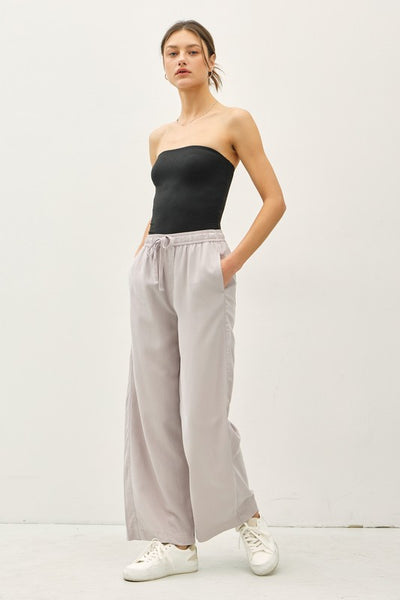 Wide Leg Tencel Pants