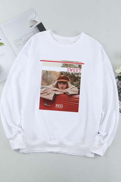 Taylor Swift Red Sweatshirt