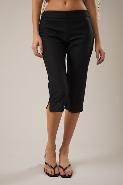Low Waist Capri Pants