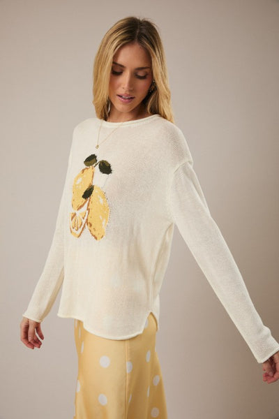 Lemon Graphic Sweater