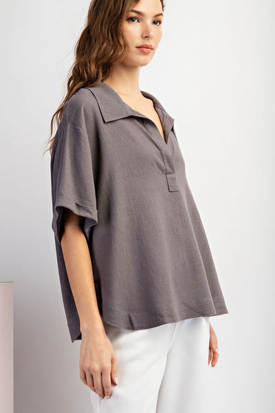 Short Sleeve Soft Washed Top