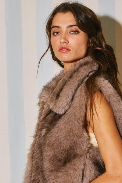 Soft Faux Fur Vest