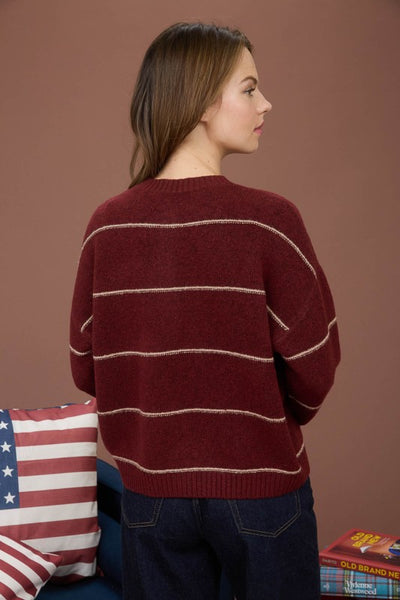 Thin Stripe Cardigan