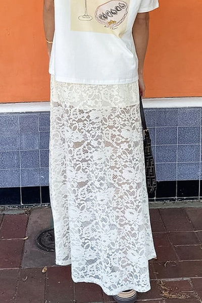 Lace Maxi Skirt