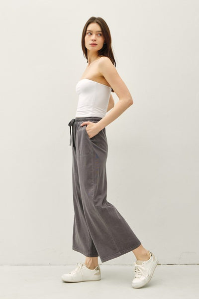 Cotton Wide Leg Pants
