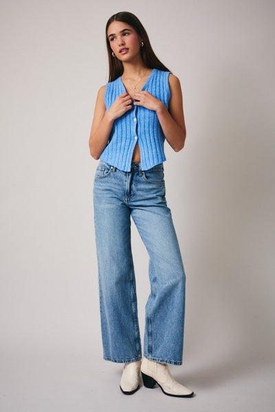 Sleeveless Rib Top