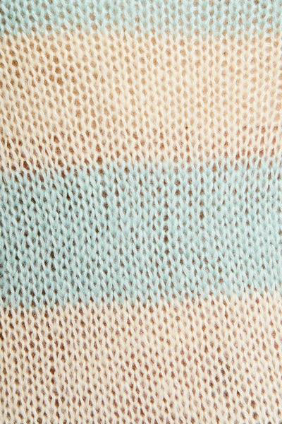 Stripe Mint Sweater Top