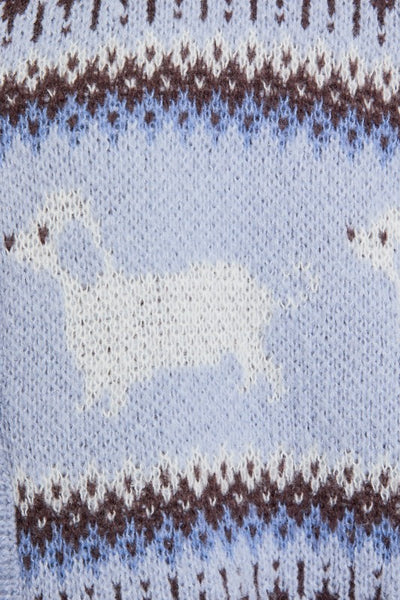 Dog Pattern Cardigan