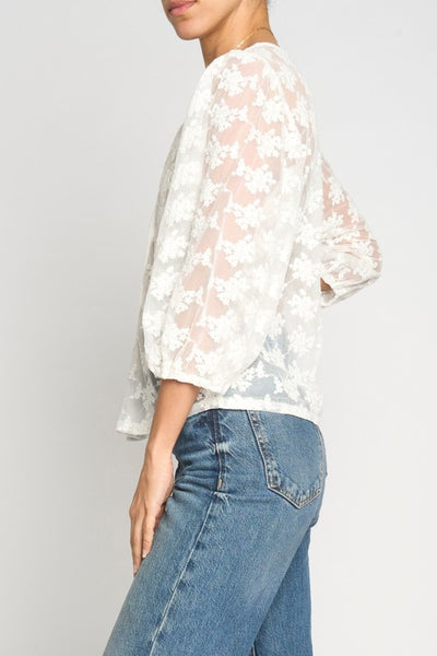 Lace Round Neck Top