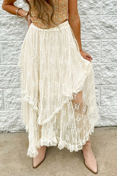 Lace Maxi Skirt