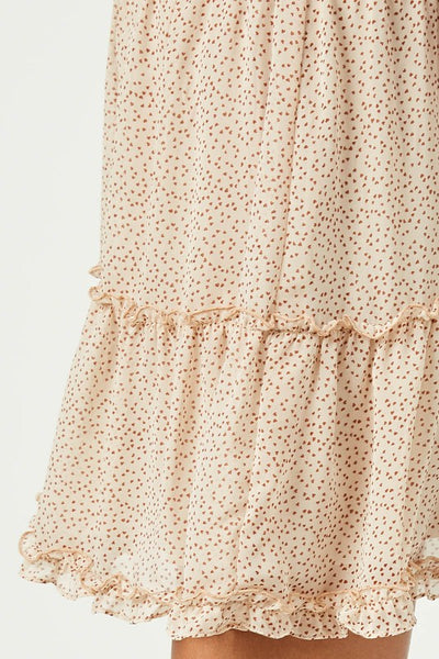 Ditsy Ruffle Skirt