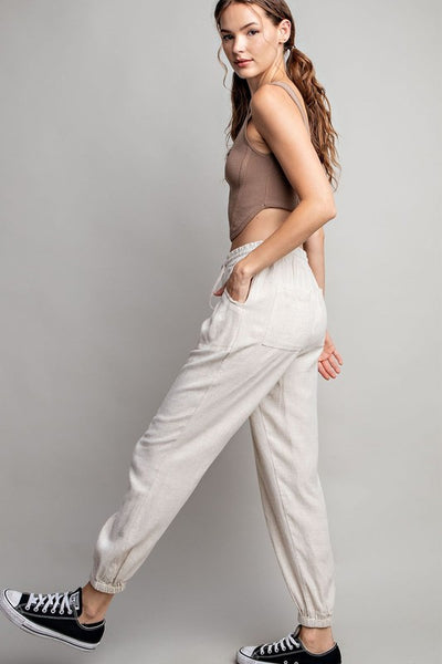 Linen Jogger Pant