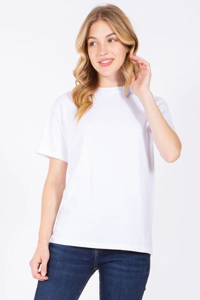 Round Neck Short Sleeve T-Shirt