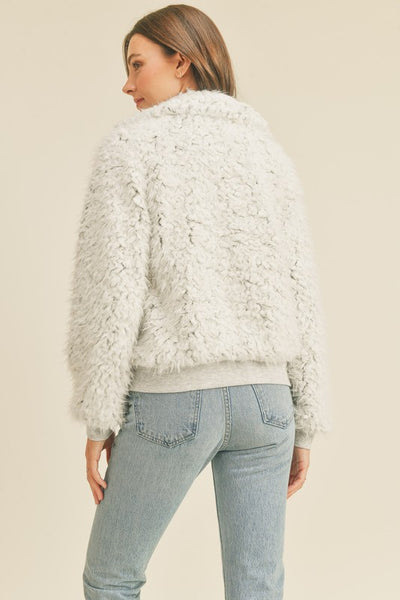 Faux Fur Bomber Jacket