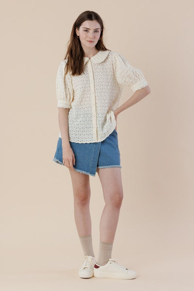 Peter Pan Collar Blouse