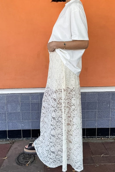 Lace Maxi Skirt