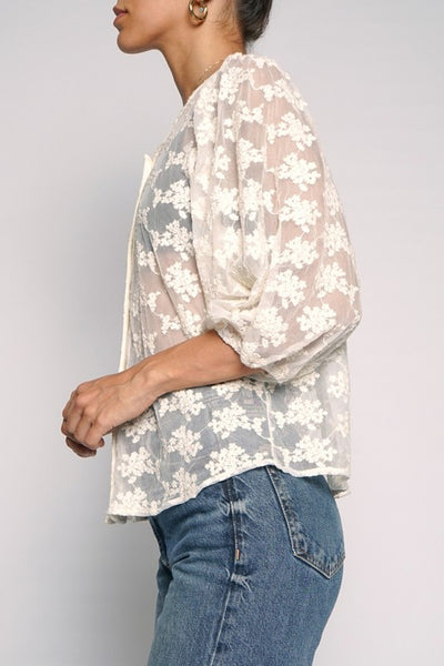 Lace Round Neck Top