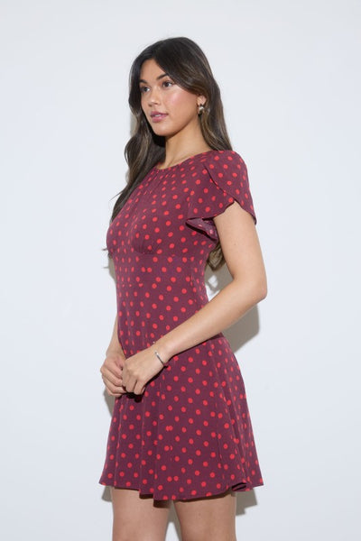 Polka Dot Mini Dress