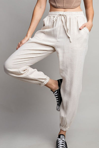 Linen Jogger Pant