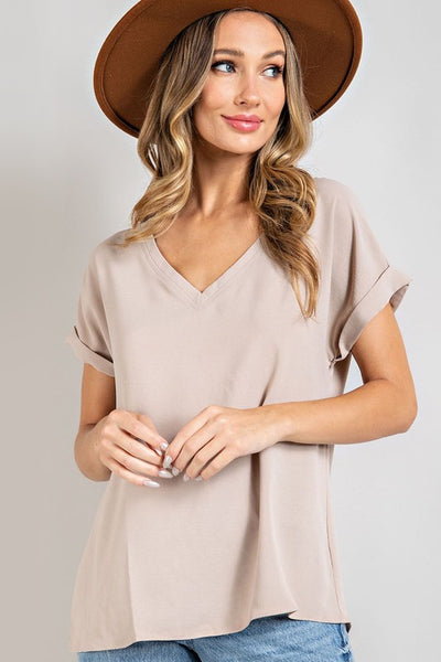 Basic V Neck Top